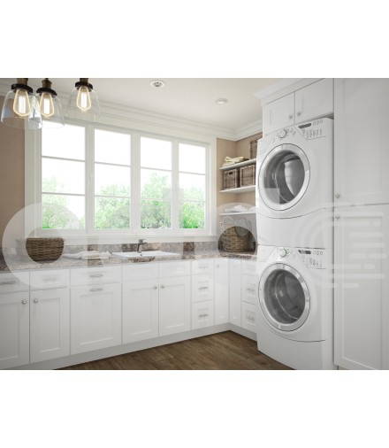 Laundry White Shaker 1