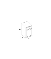 18" Base Cabinet - B18 - Line Art