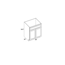 30" Base Cabinet - B30 - Line Art