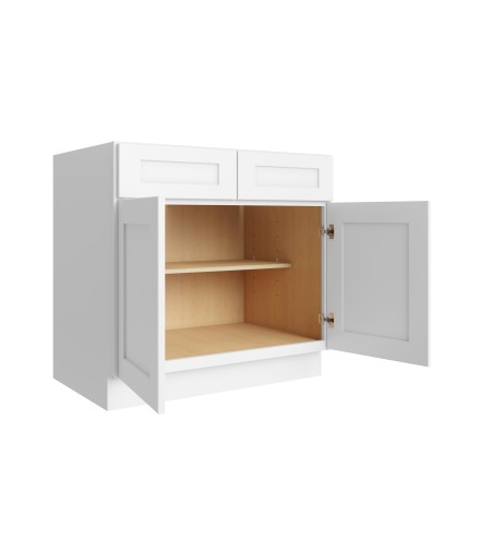 36" Base Cabinet - B36 - Open Doors - No Measurements