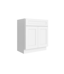 30" Vanity Base Cabinet - VB30 - Closed Doors - No Measurements