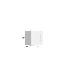 15x15 Wall Cabinet - W1515 - Closed Doors - With Measurements