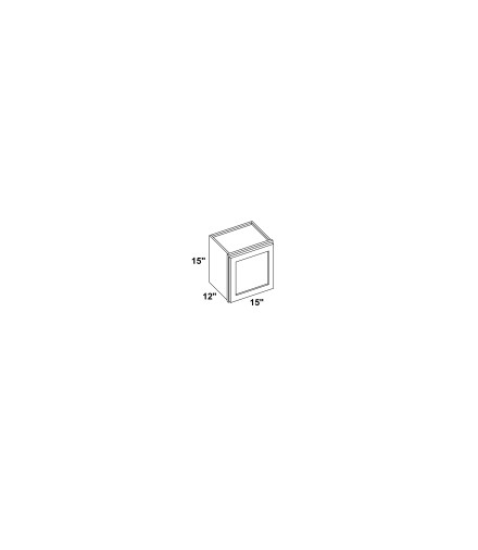 15x15 Wall Cabinet - W1515 - Line Art