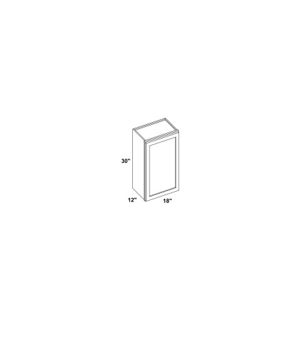 18x30 Wall Cabinet - W1830 - Line Art