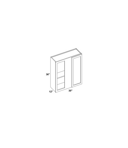 30x36 Wall Blind Cabinet - WBC3036 - Line Art