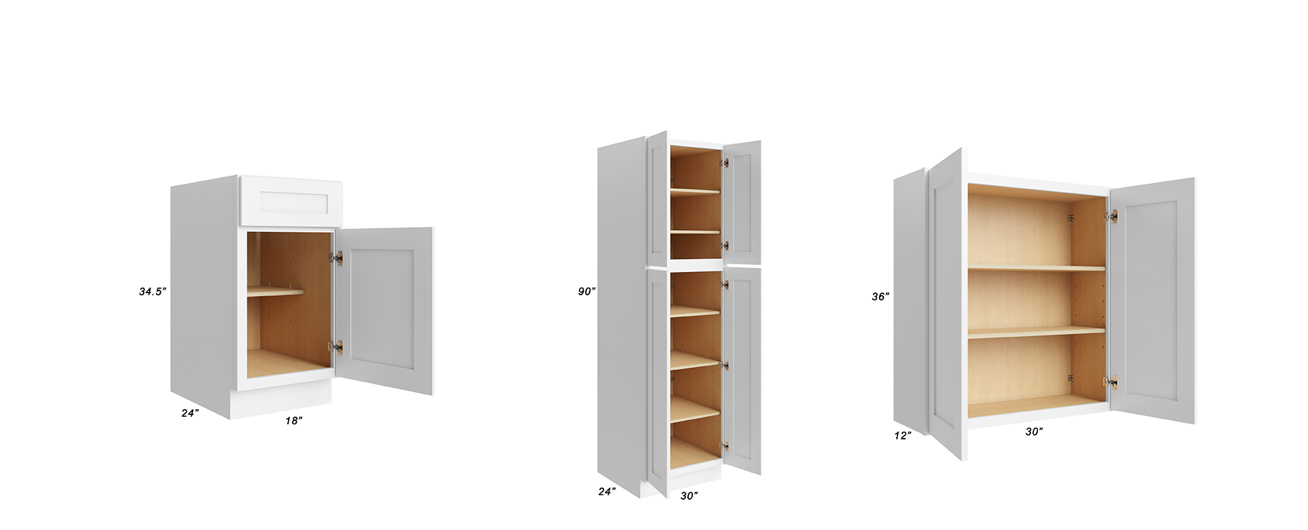 SKU renderings